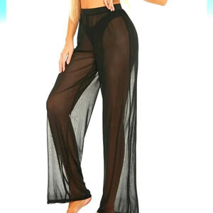 Waves To Coast Sheer Wide Leg Pants
